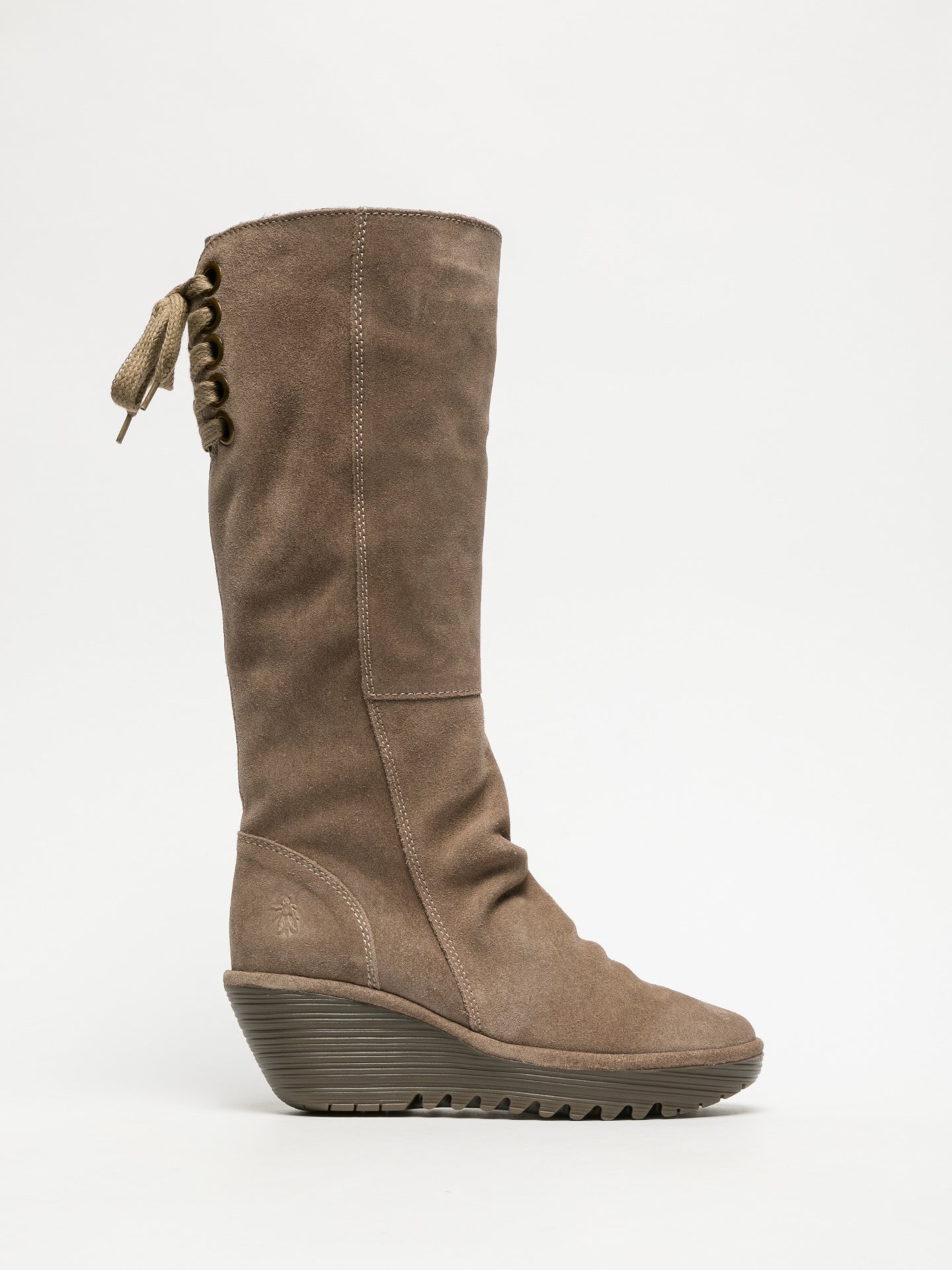 Fly London Taupe Knee-High Boots